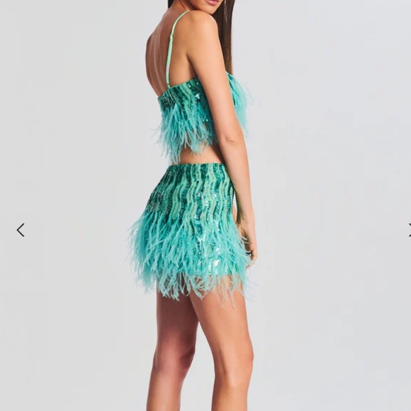 Retrofete ONDINA FEATHER TOP - Picture 5 of 5